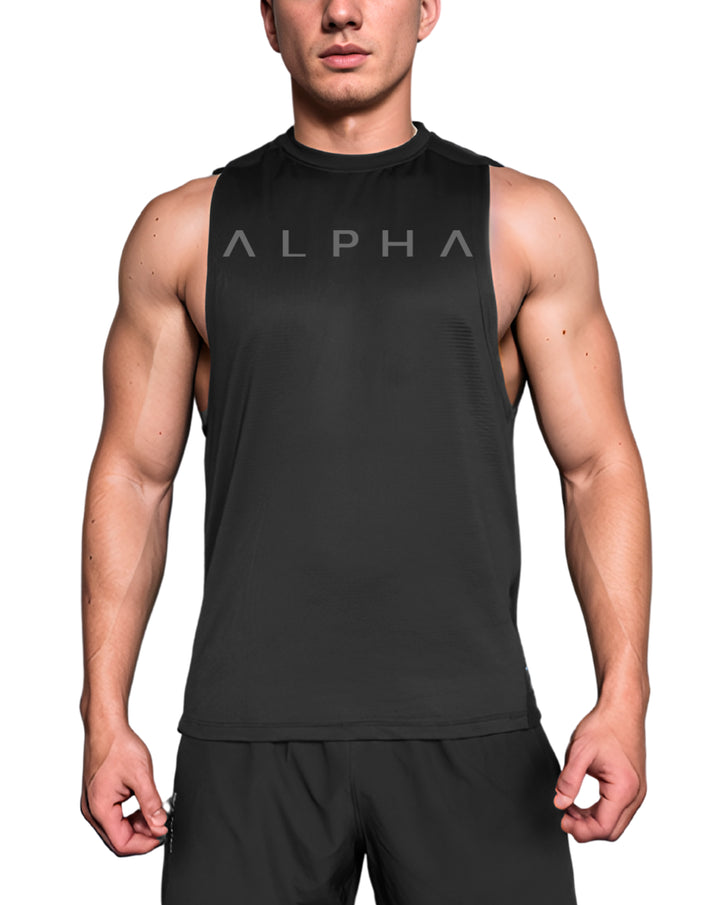 Muscle Tank | Bividi deportivo | Alpha Negro