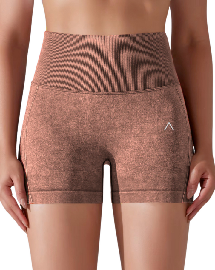 Pushup Shorts Mujer | Wash | Marron