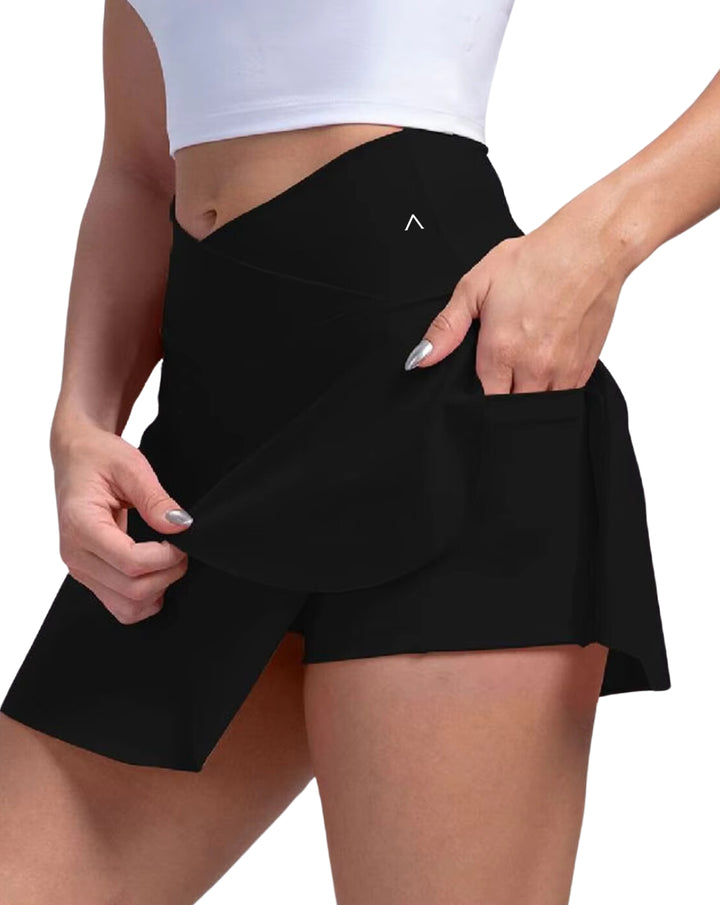 Falda deportiva con shorts integrados Mujer - Ropa deportiva mujer - Alphafit Peru