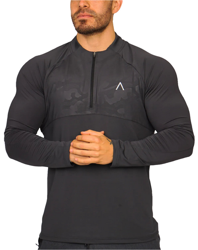 Polo de compresión manga larga hombre - Ropa deportiva hombre - Alphafit Peru