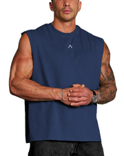 Muscle Tanks | Boxy | Azul Navy