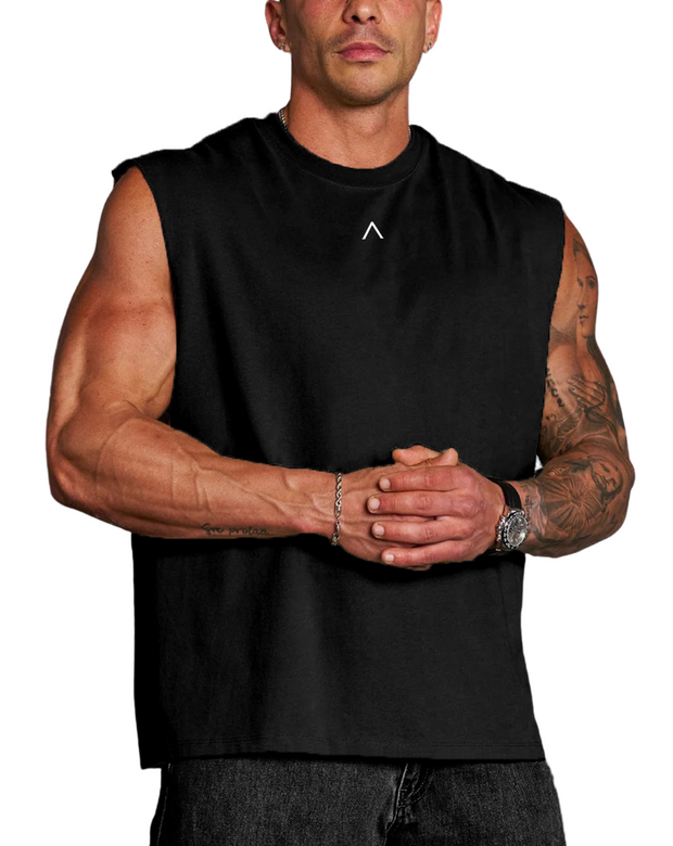 Muscle Tanks | Boxy | Negro