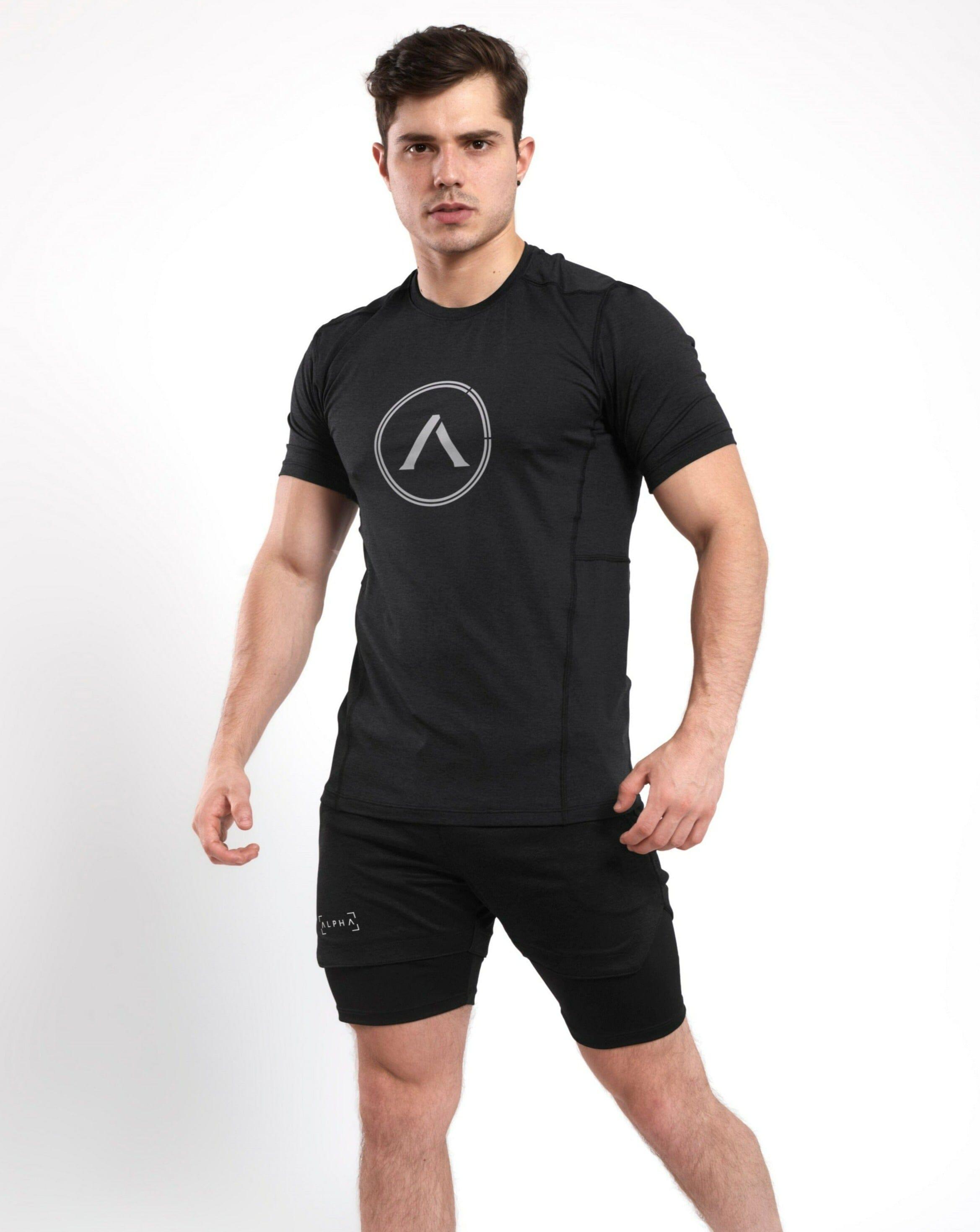 Polo Deportivo Hombre Compresion - Ropa deportiva hombre - Ropa gym ALPHA  FIT