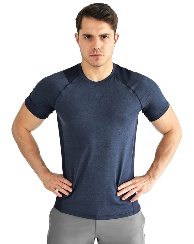 Pro Elite Tee | Compression | Polo | Navy