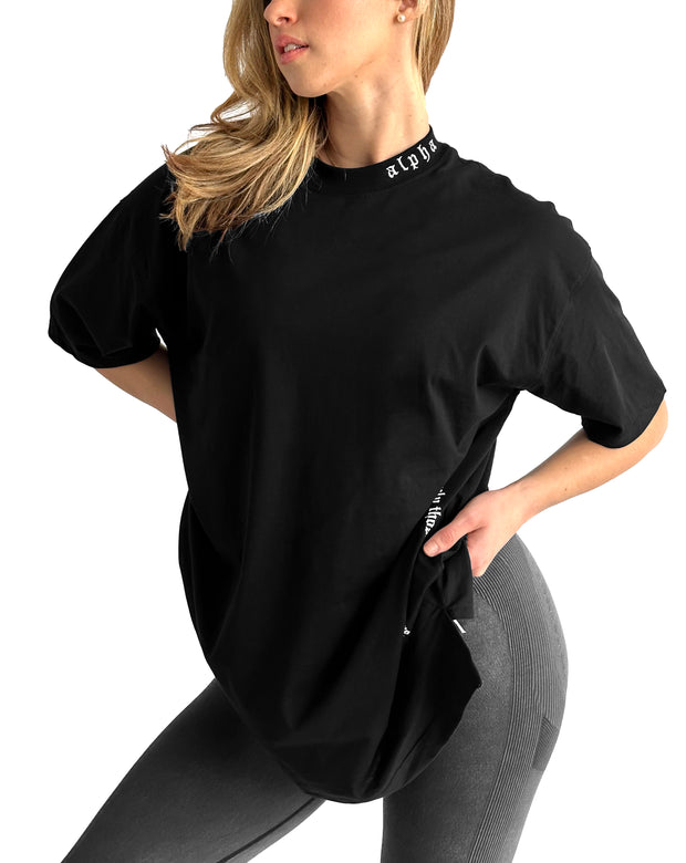 Polo oversize mujer - Ropa deportiva mujer - Alphafit Peru